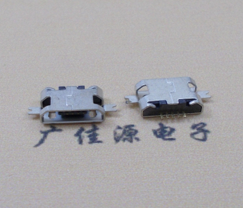 广元MICRO USB B型口 两脚SMT沉板0.7/1.0/1.6直边