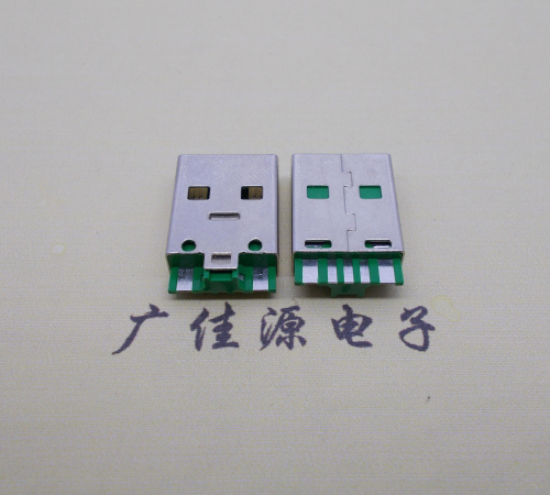 广元usb5a公头.5p焊线带ic.大电流oppo闪充