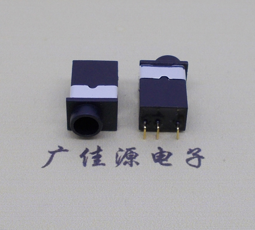 广元PJ-2030防水耳机插座 铜材质铜针2.5/3.5音频插口
