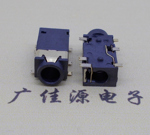 广元PJ-342耳机2.5/3.5音频插座六脚贴片双柱